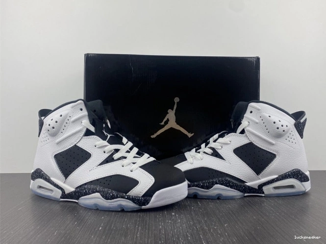 Cheap LUCY Jordan 6 Oreo Retro 384664-101 0813